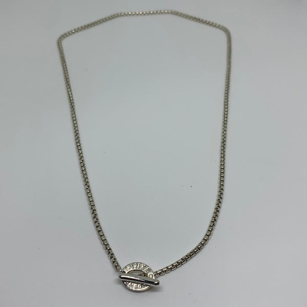 LINKS OF LONDON Ladies Silver Belcher Box Chain Necklace 43cm NEW RRP215