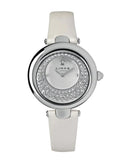 LINKS OF LONDON Ladies White Leather Strap Sterling Silver Hope Watch OS NEW