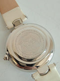 LINKS OF LONDON Ladies White Leather Strap Sterling Silver Hope Watch OS NEW