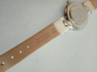 LINKS OF LONDON Ladies White Leather Strap Sterling Silver Hope Watch OS NEW