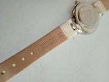 LINKS OF LONDON Ladies White Leather Strap Sterling Silver Hope Watch OS NEW