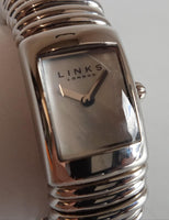 LINKS OF LONDON Ladies Silver Stainless Steel Sweetie Braclet Watch M NEW