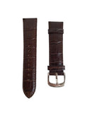 LINKS OF LONDON Ladies Brown Leather Croc St. Steel 22mm Watch Strap OS NEW