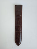 LINKS OF LONDON Ladies Brown Leather Croc St. Steel 22mm Watch Strap OS NEW