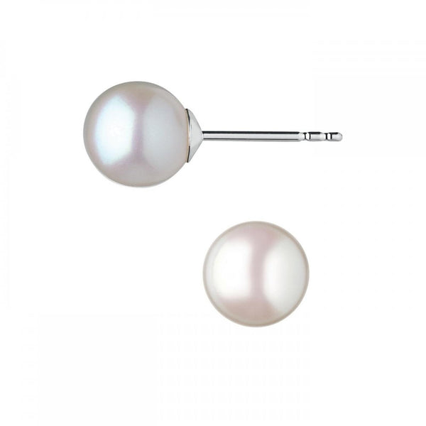 LINKS OF LONDON Ladies White Pearl Round Effervescence Stud Earrings OS NEW