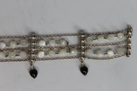 LINKS OF LONDON Ladies Sterling Silver Anthology 5-Row Beaded Belt Bracelet
