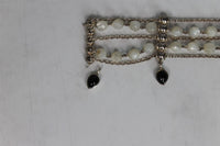 LINKS OF LONDON Ladies Sterling Silver Anthology 5-Row Beaded Belt Bracelet