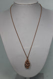 LINKS OF LONDON Ladies Rose Gold Woven Pendant Chain Necklace S NEW