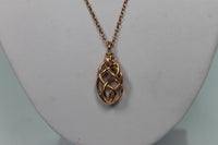 LINKS OF LONDON Ladies Rose Gold Woven Pendant Chain Necklace S NEW