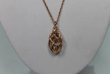 LINKS OF LONDON Ladies Rose Gold Woven Pendant Chain Necklace S NEW
