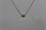 LINKS OF LONDON Ladies Sterling Silver White Diamond Sweetie Necklace XS NEW