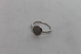 LINKS OF LONDON Ladies Sterling Silver Diamond Essentials Pave Round Ring N NEW