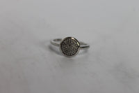 LINKS OF LONDON Ladies Sterling Silver Diamond Essentials Pave Round Ring N NEW