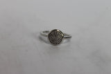 LINKS OF LONDON Ladies Sterling Silver Diamond Essentials Pave Round Ring N NEW
