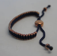 LINKS OF LONDON Ladies Blue Sterling Silver RGV Friendship Mini Bracelet OS NEW