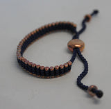 LINKS OF LONDON Ladies Blue Sterling Silver RGV Friendship Mini Bracelet OS NEW