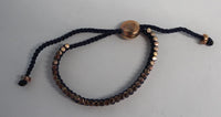 LINKS OF LONDON Ladies Blue Sterling Silver RGV Friendship Mini Bracelet OS NEW