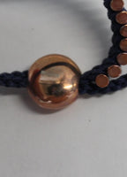 LINKS OF LONDON Ladies Blue Sterling Silver RGV Friendship Mini Bracelet OS NEW