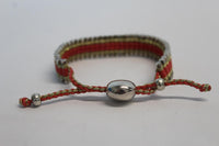 LINKS OF LONDON Ladies Pink Sterling Silver Aeoyf Knit 4 Rows Bracelet OS NEW
