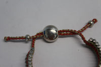 LINKS OF LONDON Ladies Pink Sterling Silver Aeoyf Knit 4 Rows Bracelet OS NEW
