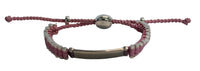 LINKS OF LONDON Ladies Baby Pink Sterling Silver Friendship ID Bracelet OS NEW