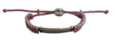 LINKS OF LONDON Ladies Baby Pink Sterling Silver Friendship ID Bracelet OS NEW