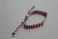 LINKS OF LONDON Ladies Baby Pink Sterling Silver Friendship ID Bracelet OS NEW