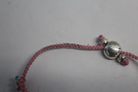 LINKS OF LONDON Ladies Baby Pink Sterling Silver Friendship ID Bracelet OS NEW