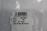 LINKS OF LONDON Ladies Sterling Silver 925 ID Sign Me Heart 3 Layers Pendant NEW