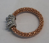 LINKS OF LONDON Ladies Sterling Silver 925 RGP CZ Stardust Crown Ring N NEW