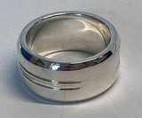 LINKS OF LONDON Men's Sterling Silver 925 2012 Union Jack Flag Ring S NEW