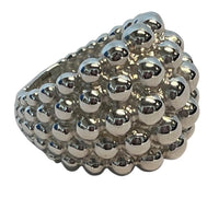 LINKS OF LONDON Ladies Sterling Silver Effervescence Pearl Bubble Ring L NEW
