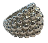 LINKS OF LONDON Ladies Sterling Silver Effervescence Pearl Bubble Ring L NEW