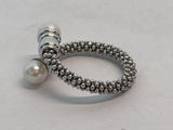 Stardust Pear Toggle Ring - Sterling Silver - L - Links of London