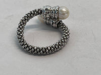 Stardust Pear Toggle Ring - Sterling Silver - L - Links of London