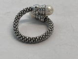 Stardust Pear Toggle Ring - Sterling Silver - L - Links of London