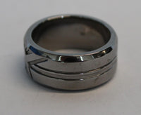 2012 Union Jack Band Ring - Ruthenium Plater - W - Links of London