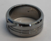 2012 Union Jack Band Ring - Ruthenium Plater - W - Links of London