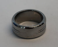 2012 Union Jack Band Ring - Ruthenium Plater - W - Links of London