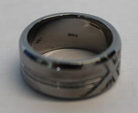 2012 Union Jack Band Ring - Ruthenium Plater - W - Links of London