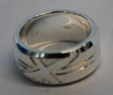 2012 Union Jack Band Ring - Sterling Silver - U - Links of London