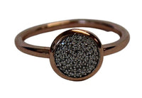 LINKS OF LONDON Ladies Silver 925 RGV Diamond Essential Round Pave Ring N NEW