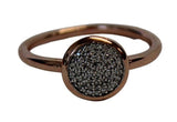 LINKS OF LONDON Ladies Silver 925 RGV Diamond Essential Round Pave Ring N NEW