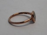 LINKS OF LONDON Ladies Silver 925 RGV Diamond Essential Round Pave Ring N NEW