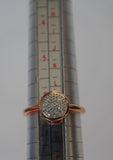 LINKS OF LONDON Ladies Silver 925 RGV Diamond Essential Round Pave Ring N NEW