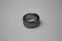2012 Union Jack Band Ring - Ruthenium Plater - R - Links of London