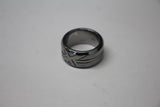 2012 Union Jack Band Ring - Ruthenium Plater - R - Links of London