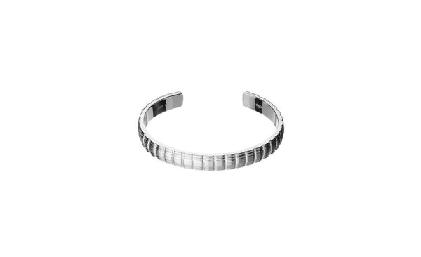 LINKS OF LONDON Men's Venture Sterling Silver Cuff Bangle Bracelet M RRP180 NEW