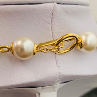 O THONGTHAI X CASABLANCA Choker Yellow Gold Plated Pearl Necklace NEW RRP3600