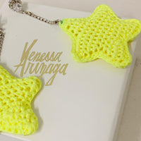 VANESSA ARIZAGA Drop Ladies Yellow Shooting Star Silver Plate Earring NEW RRP215